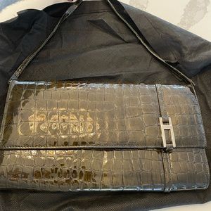 BCBG Evening Shoulder Bag/Clutch in Green